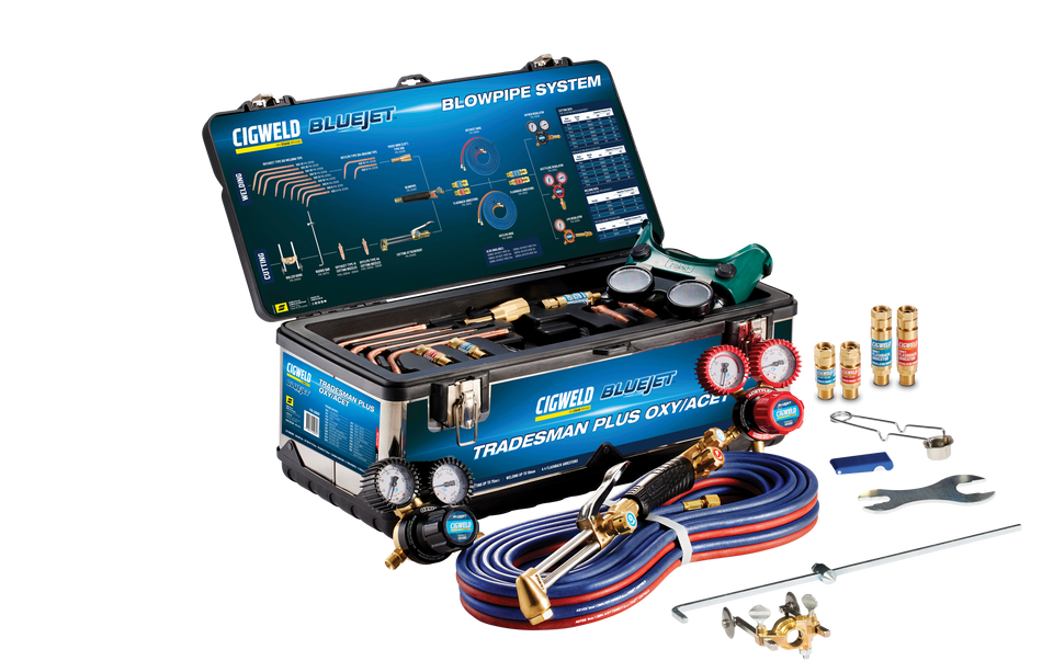 CIGWELD BlueJet Tradesman Plus Oxygen/Acetylene Kit