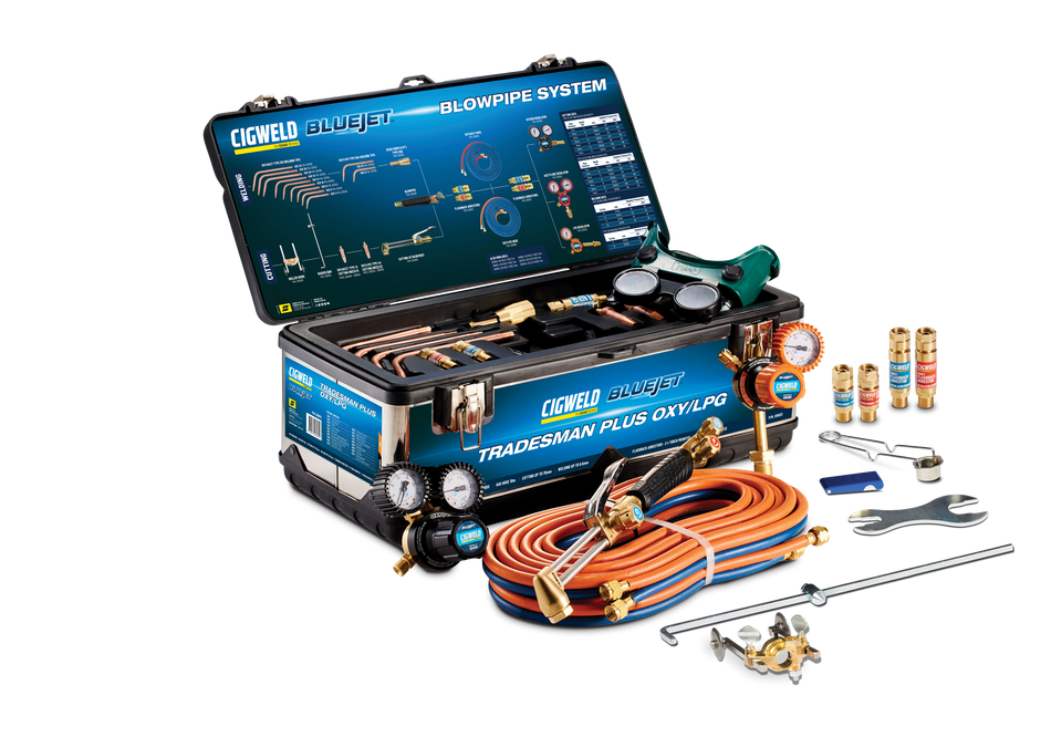 CIGWELD BlueJet Tradesman Plus Oxygen/LPG Kit