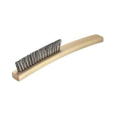 3 row carbon steel converging brush