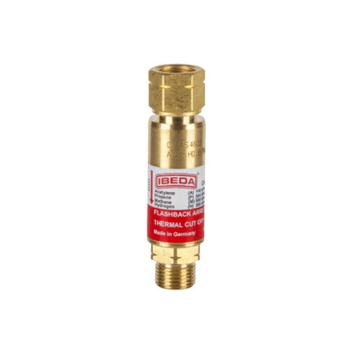 Ibeda Flashback Arrestor Regulator End -Fuel