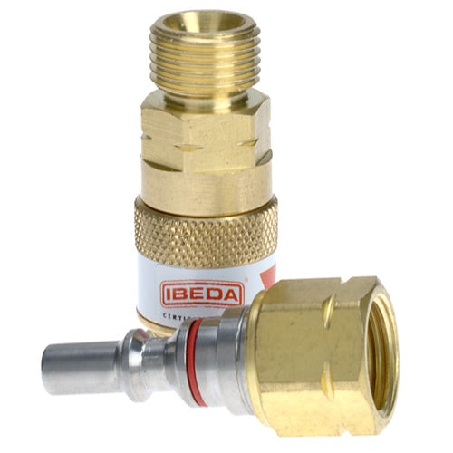 Ibeda Quick Action Couplings Torch End - Fuel