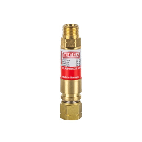 Ibeda Quick Action Coupling Flashback Arrestor Torch End  -FUEL