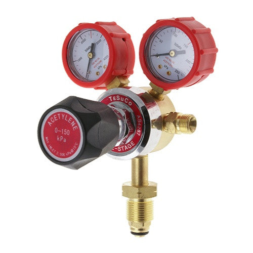 TESUCO TWIN GAUGE ACETYLENE REGULATOR
