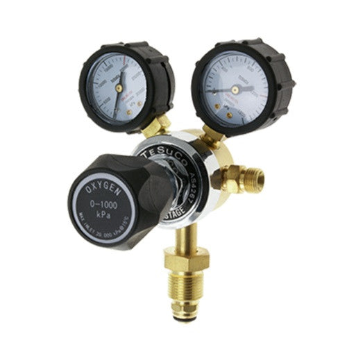 TESUCO TWIN GAUGE OXYGEN REGULATOR