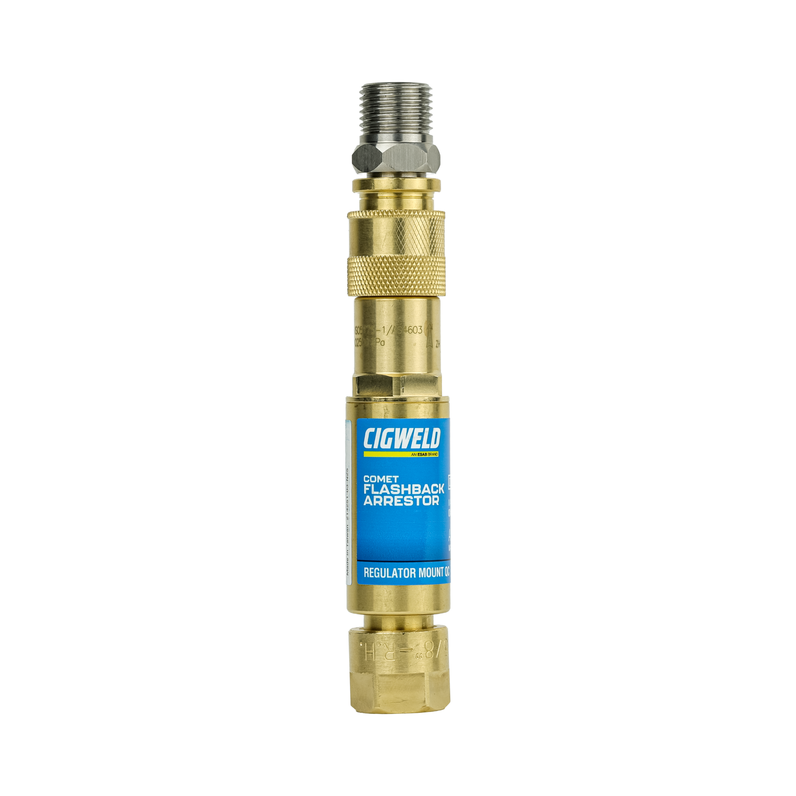 Cigweld COMET Flashback Arrestor Quick Connect Regulator Mount – Oxyge ...
