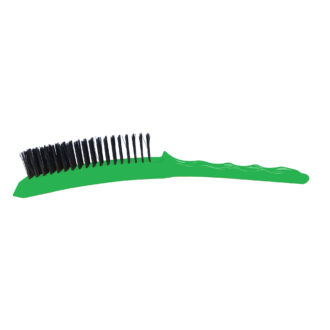 4 ROW WIRE BRUSH STAINLESS STEEL-PLASTIC HANDLE