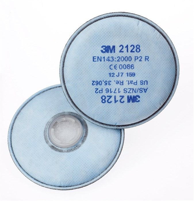 3M™ Particulate Filter 2128, GP2, with Nuisance Level Organic Vapor/Acid Gas Relief