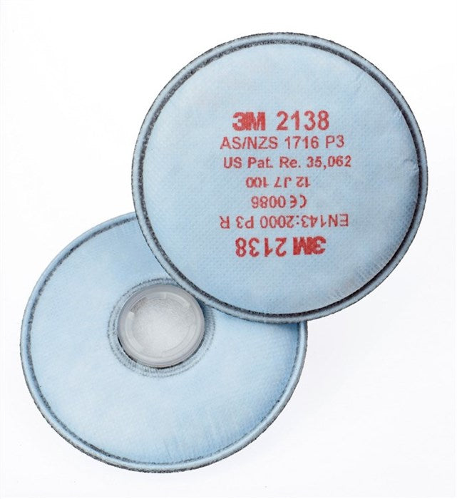 3M™ Particulate Filter 2138, P2/P3, with Nuisance Level Organic Vapor Relief