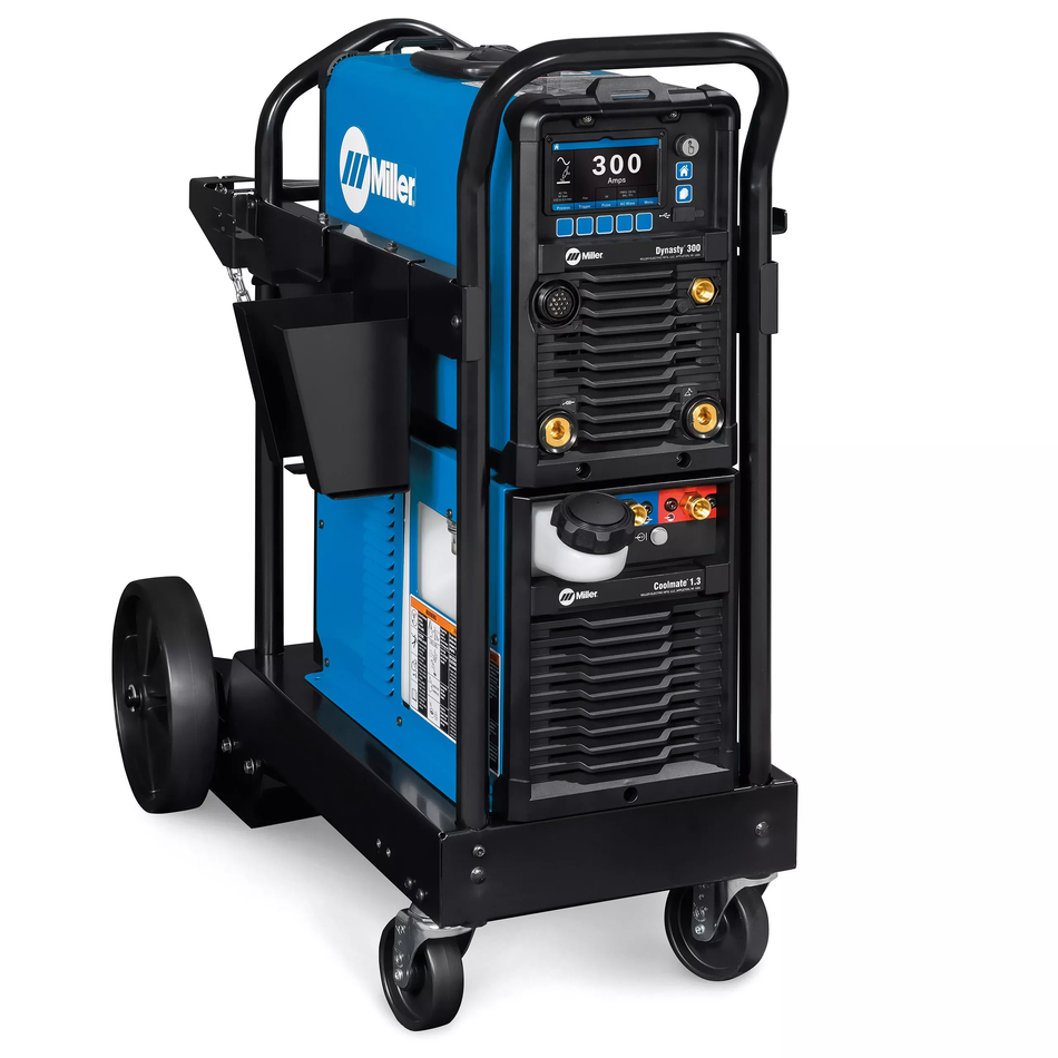 MILLER DYNASTY 300 AC/DC WATER COOLED TIG WELDER WITH TIG KIT