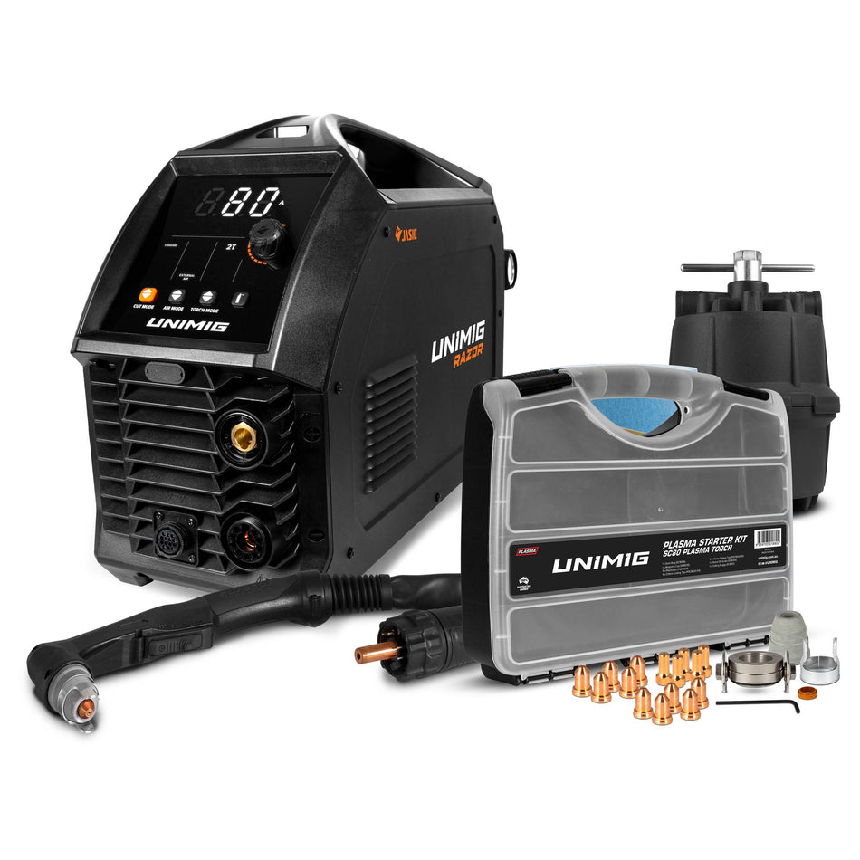 UNIMIG RAZOR CUT 80 Plasma Cutter Bundle - PK11124