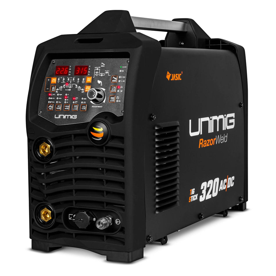 Unimig Razor 320 AC/DC Water Cooled Tig Welder Package