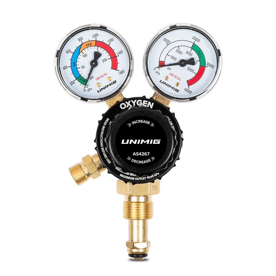UNIMIG Vertical Inlet Oxygen Regulator