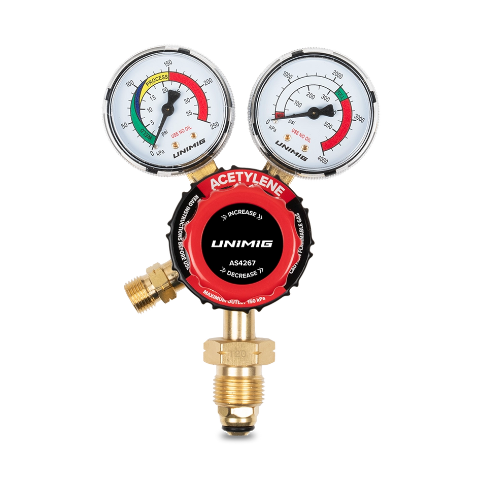 UNIMIG Vertical Inlet Acetylene Regulator