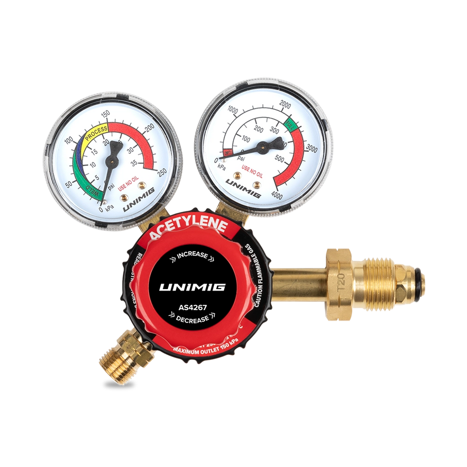 UNIMIG Side Inlet Acetylene Regulator