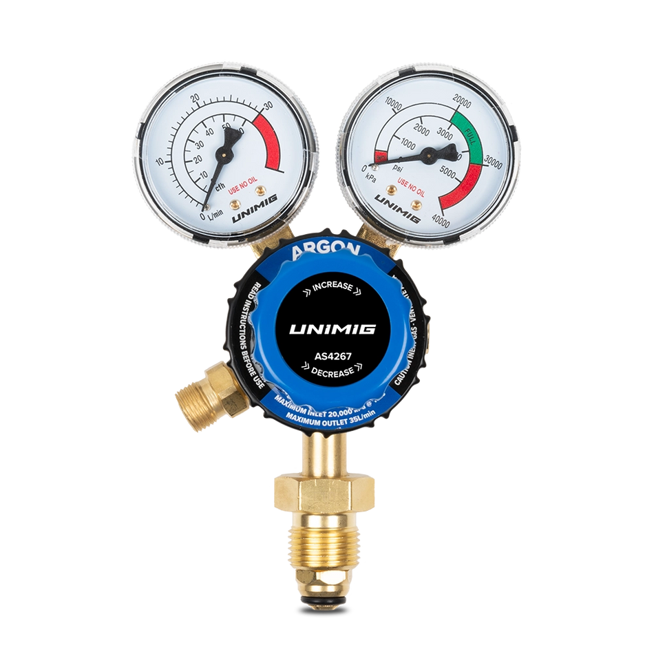 UNIMIG Vertical Inlet Argon Regulator