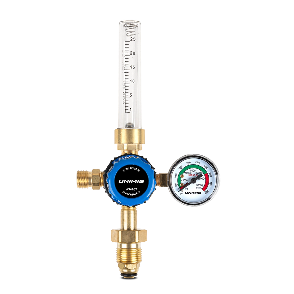 UNIMIG Vertical Dual Stage Argon Flowmeter