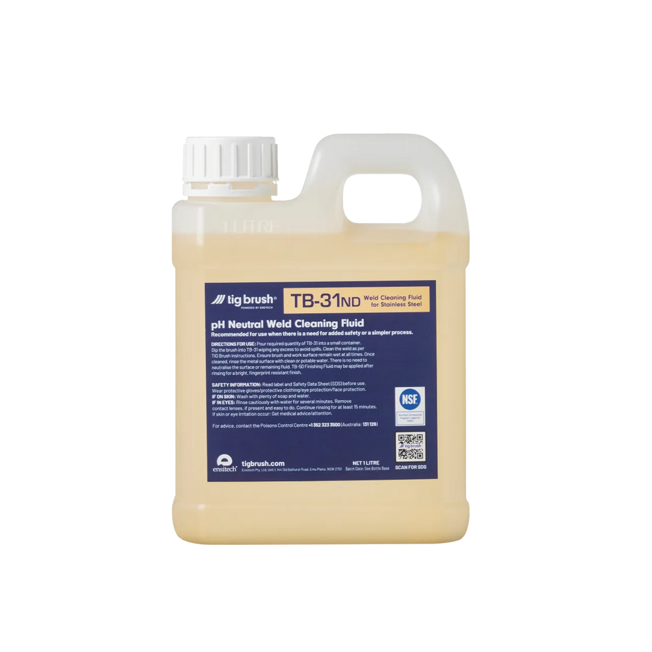 TIG BRUSH TB31ND NEUTRAL WELD CLEANING SOLUTION