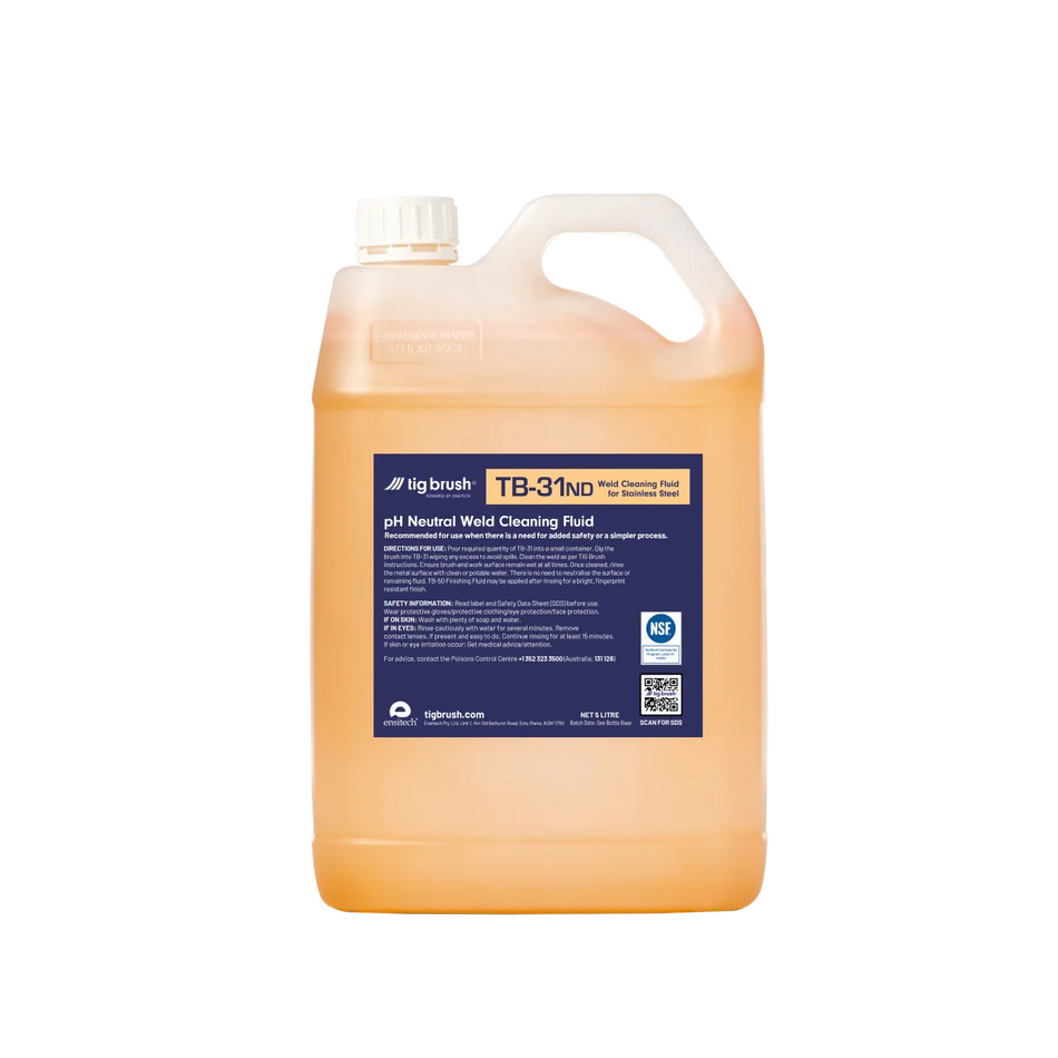 TIG BRUSH TB31ND NEUTRAL WELD CLEANING SOLUTION