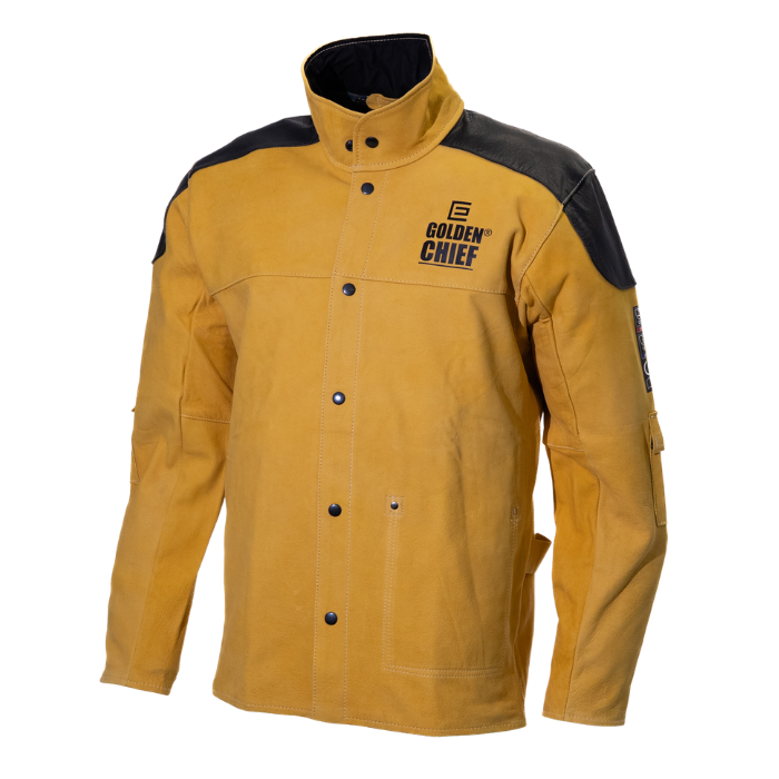 ELLIOTTS GOLDEN CHIEF Premium Leather Welding Jacket