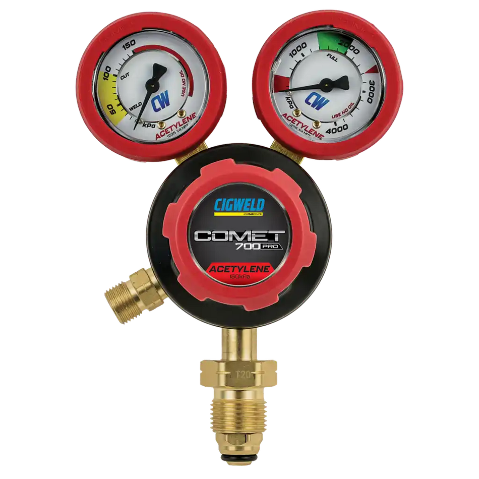 CIGWELD COMET 700 Acetylene Regulator, VI 150kPa