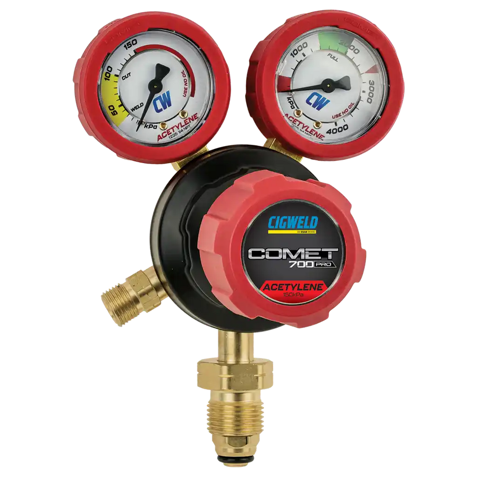 CIGWELD COMET 700 Acetylene Regulator, VI 150kPa