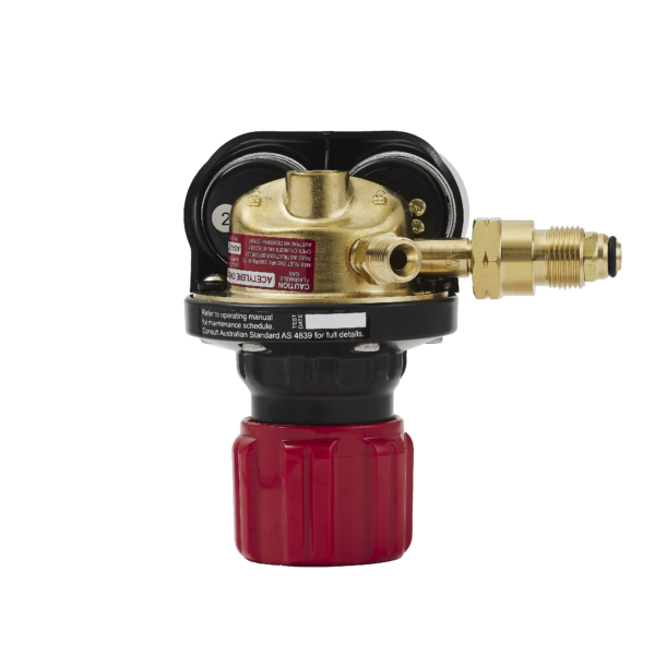 CIGWELD COMET EDGE ESV4 Acetylene Regulator with GasGuard 150kPa