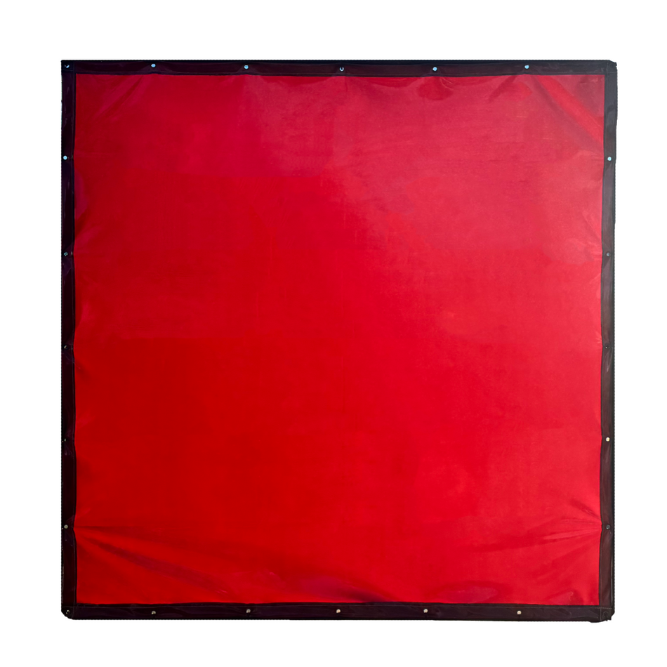 1.8m x 1.8m RED WELDING CURTAIN