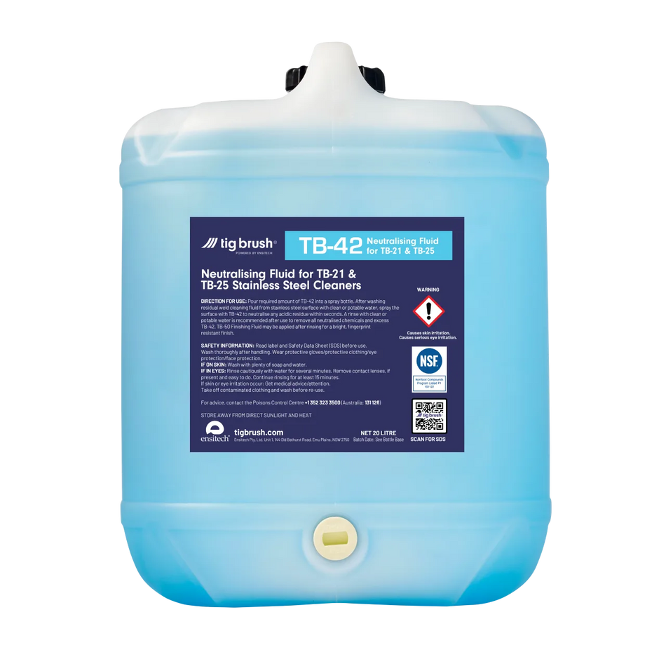 TIG BRUSH TB42 NEUTRALISING FLUID