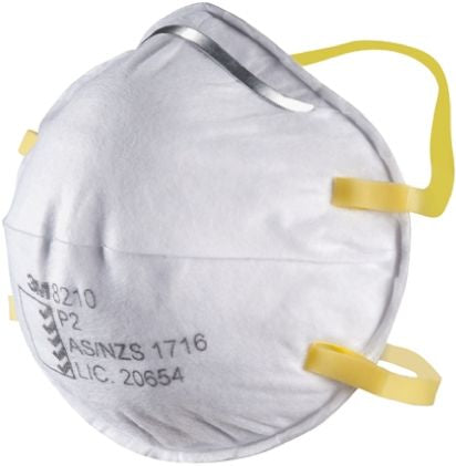3M 8210 Disposable Cupped Particulate Respirator P2 - Box of 20