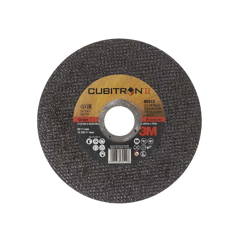 3M™ Cubitron II Cut-Off Wheel 125mm x 1mm x 22.2mm - Pack Of 25