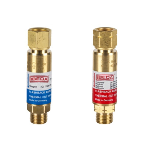 Ibeda Flashback Arrestor 4 Pack- Regulator End & Torch End