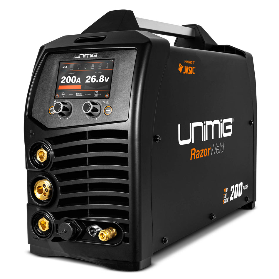 UNIMIG RAZOR 200 PULSE MIG/TIG/STICK WELDER