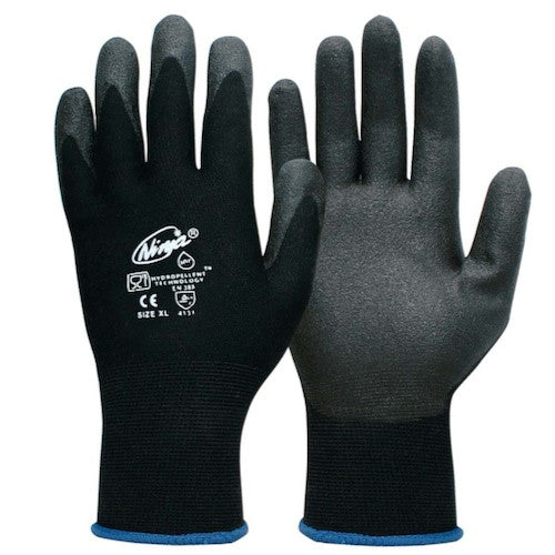 Ninja P4001 Nylon Gloves with HPT Foam Coated Palm