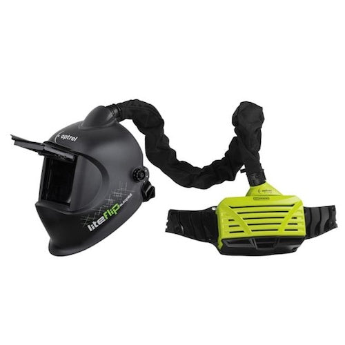 Optrel LiteFlip Autopilot Welding Helmet with E3000X PAPR
